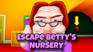 ESCAPE BETTY’S NURSERY [OBBY] - Roblox Gameplay