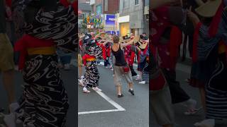 2024.07.05 18:47 日本三大盆踊り にしもない盆踊り 西馬音内盆踊り 秋田県羽後町 #盆踊り 東京 神田駅前 重要無形民俗文化財