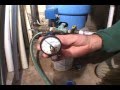 Replacing a Campbell gauge on a well tank.