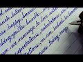 super neat cursive handwriting ever | cle an English handwriting | cursive writing