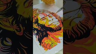 Jai Hanuman 🙏❤#bajrangbaliji #sketch #hanuman #subscribe #jaishreeram #art #ytviral #ytshorts #1m