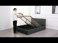 wayfair ——hantsport upholstered platform bed assembly video