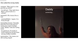 Top Reddit Video - Watch People DIE INSIDE: She called the wrong daddy