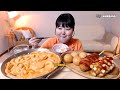 🧀 cheesy rose tteokbokki  asmr compilation 로제 떡볶이 🧀