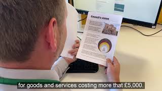 Executive Mayor Andy Abrahams talks about our new procurement strategy