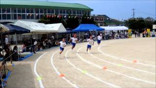 尾道市立土生小学校最後の運動会　平成２６年５月２５日