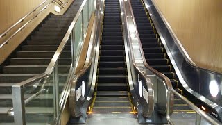 六本木駅　日比谷線 エスカレーターNo.14 シンドラー製 Roppongi Station Hibiya Line Escalator Schindler