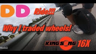 KingSong 16X DD Ride - Why did I trade my 100V Nikola Plus??!!