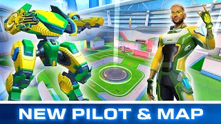 New Pilot MVP Neymar - New Map - Stalker with Arc Torrent 12 + Disc Launcher 12 - Mech Arena