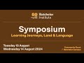 50 Years Anniversary Symposium - Learning Journeys, Land & Language - Tuesday 13 August