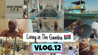 Living in The Gambia Vlog.12 | Coco Ocean Resort \u0026 Spa | Banjul to Lamin lodge boat trip vlog