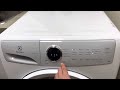 Electrolux washer diagnosis and error codes