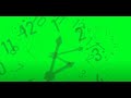 Green Screen CLOCKS TIME  Animated  | NO COPYRIGHT Animation Graphics For Projects  (Free To Use)