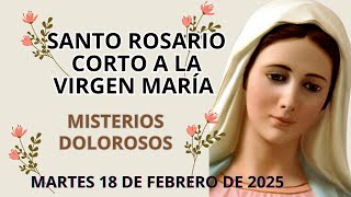 Santo Rosario Corto de hoy ❤️ Martes 18 de Febrero 🙏 Misterios Dolorosos