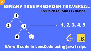 Binary Tree Preorder Traversal | Leetcode | JavaScript