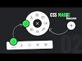 Animated Circular Navigation Menu Magic Indicator using HTML CSS & Javascript