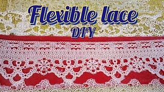 Гибкое кружево для творчества своими руками из ковриков для айсинга. DIY Flexible lace.