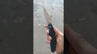 k390 tool steel on a Spyderco police 4! Top tier Steel for everyone's budget!