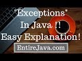 Exceptions In Java - Easy explanation [entirejava.com]