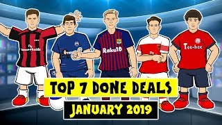 ✍️Top 7 Done Deals 2019!✍️ (Piatek, De Jong, Pulisic, Pavard, Suarez Transfer Window Parody)