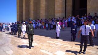 Anıtkabir guard mounting in Ankara, Turkey