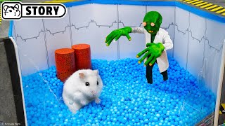 Hamster Survival in the Zombie Apocalypse - Infected Laboratory 🐹 Homura Ham