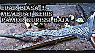 Cara Membuat Keris Pamor Kurissi Baja Oleh Panre Asse, PART II