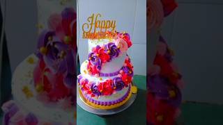 Cake for anniversary I 😍 #cake #trending #chocolate #cakedecoratingtutorials #amazingcakes