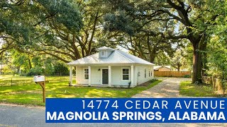 14774 Cedar Street | Magnolia Springs, Alabama | Brand New Home for Sale Built by Local Builder 2024