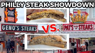 The EPIC Philadelphia Cheesesteaks Showdown: Pat's King of Steaks vs Geno's Steaks