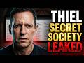 Peter Thiel's Secret Society LEAKED: Here's Who's Involved