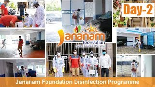 Jananam Foundation Disinfection Programme - Day II