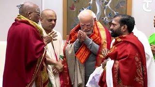 Tirupati, Srisailam priests offer blessings to PM Modi