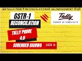 GSTR-1 RECONCILIATION TALLY PRIME 4.0 AND AMENDMENT GSTR-1