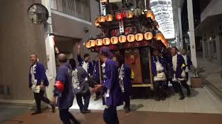 2016西条祭り　伊曽乃神社祭礼　紺屋町屋台地元凱旋