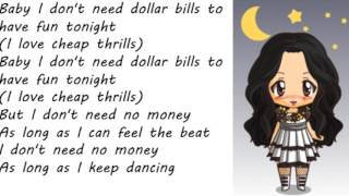 Cheap Thrills || Nightcore - Sia (Lyrics)