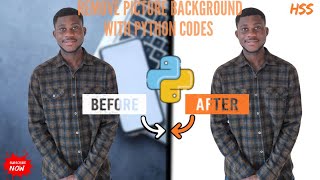 How to Remove Image Background Using Python #pythonprogramming #editingtips #editingtutorial