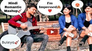 Foreigner girl (विदेशी लड़की) Enjoying Indian Songs Mashup | Random Singing | Naveen Music Official