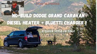 Diesel Heater | Stealthy Dodge Grand Caravan Tour Revisit | Preparing my Minivan for Canadian Winter