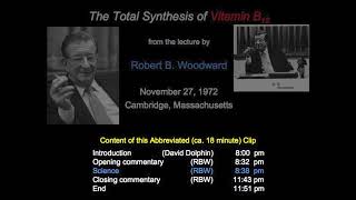 Part 1 B12 Lecture RBW Woodward 11-27-72