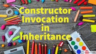#Python #inheritance 45. Single Inheritance-Constructor Invocation in Python by Bharathi Patnala