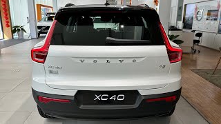 2022 Volvo XC40 R-Design White Color - Luxury Compact SUV | Exterior, Interior Walkaround