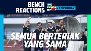 Bench Reactions | PERSIB vs Madura United | Pekan 1 - Liga 1 2023/2024