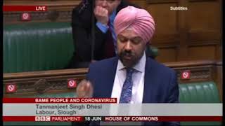 Labour MP Tanmanjeet Singh Dhesi quotes our report on the need for diverse NHS leadership