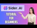 Sider AI Tutorial | How to Use Sider.ai to Enhance workflow with ChatGPT and Google Bard