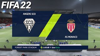 FIFA 22 - Angers SCO vs AS Monaco - Ligue 1 | PS4