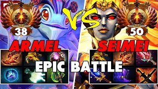 ARMEL (PUCK) Mid vs SEIMEI (DAWNBREAKER) Off - Epic Battle Of Pro Dota 2 Players - Z Dota 2