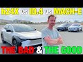 Electric Car Comparison: Ford Mustang Mach-E vs. VW ID.4 vs. Toyota bZ4X | Range, Interior & More