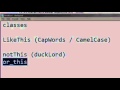 Learn Python Programming Tutorial 35   Python Naming Conventions