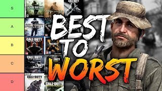 RANKING EVERY CALL OF DUTY! (Worst to Best COD Tier List)